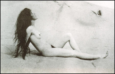 Louise Bryant sunbathing in Provincetown in 1916